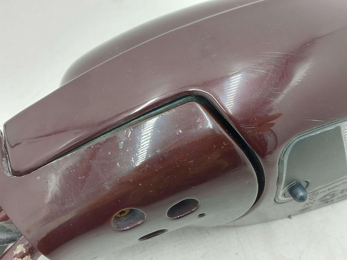 2007 MASERATI QUATTROPORT M139 LH LEFT DOOR MIRROR BURGUNDY *SCUFFS CHIPS*