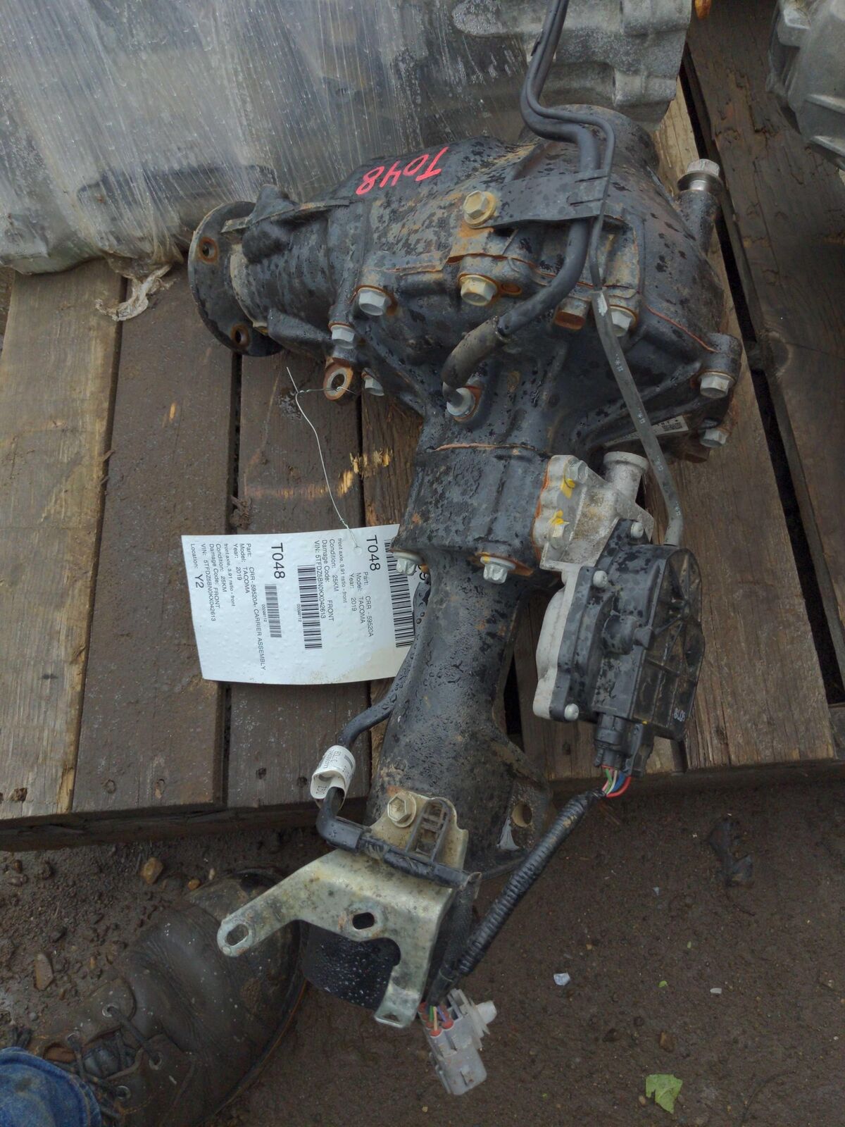 16-22 TOYOTA TACOMA Front Axle Carrier 3.91 Ratio A45181207Y2181 25KM's