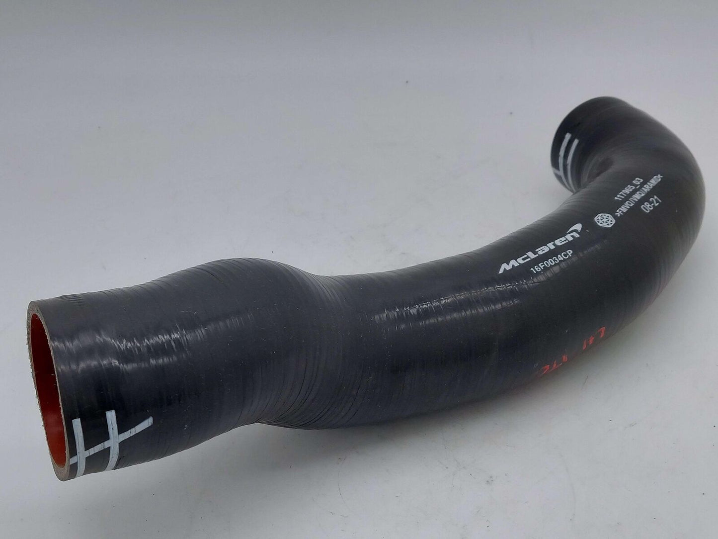 2023 McLaren Artura Hose LH Left Intercooler Hose 16F0034CP