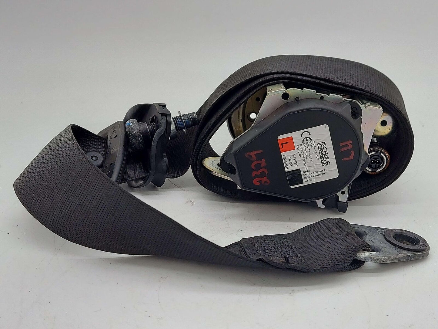 2023 McLaren Artura Seat Belt Retractor LH Left 647805100B *Deployed for Parts*