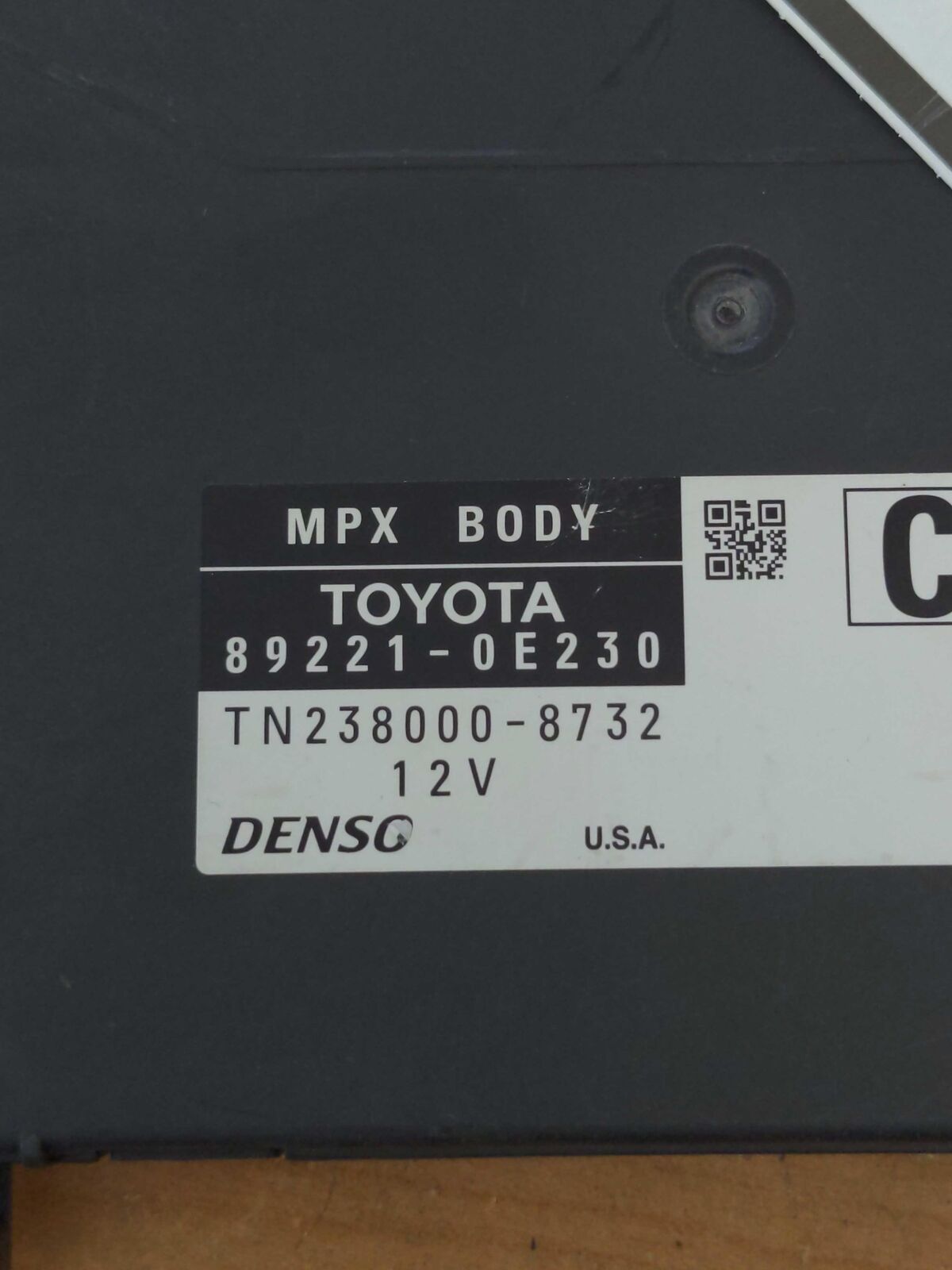 14 15 16 TOYOTA HIGHLANDER 89221-0e230 Multiplex Network Body Control Module