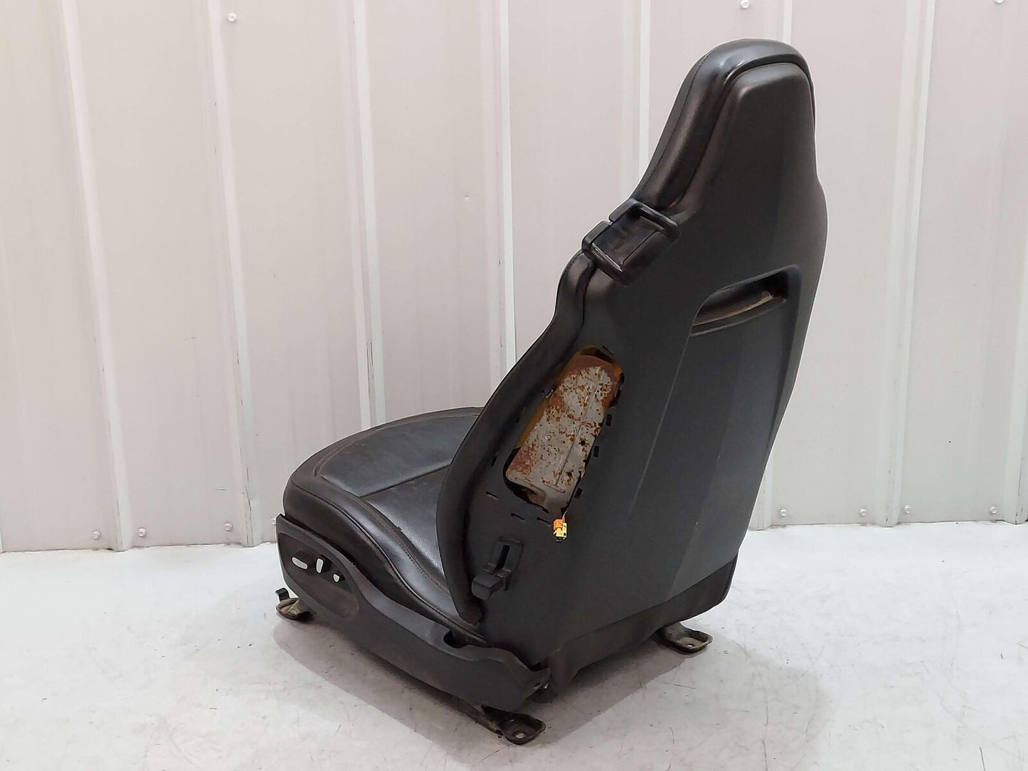 16-19 Chevrolet Corvette Front LH Left Seat Black *Parts Only! Fire Damage!*