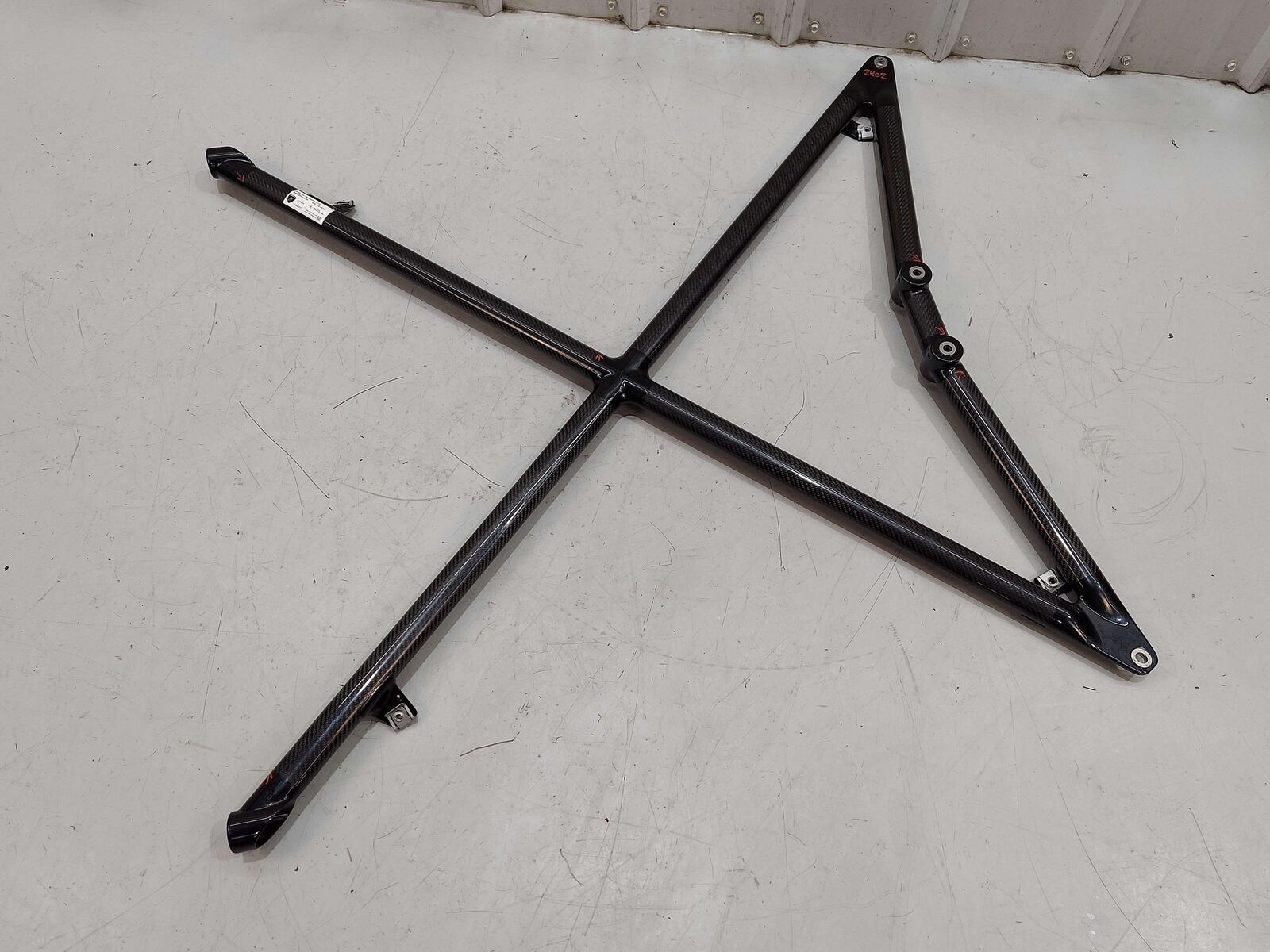 2018 LAMBORGHINI AVENTADOR S LP740-4 REAR CROSSMEMBER CRADLE CARBON FIBER BRACE