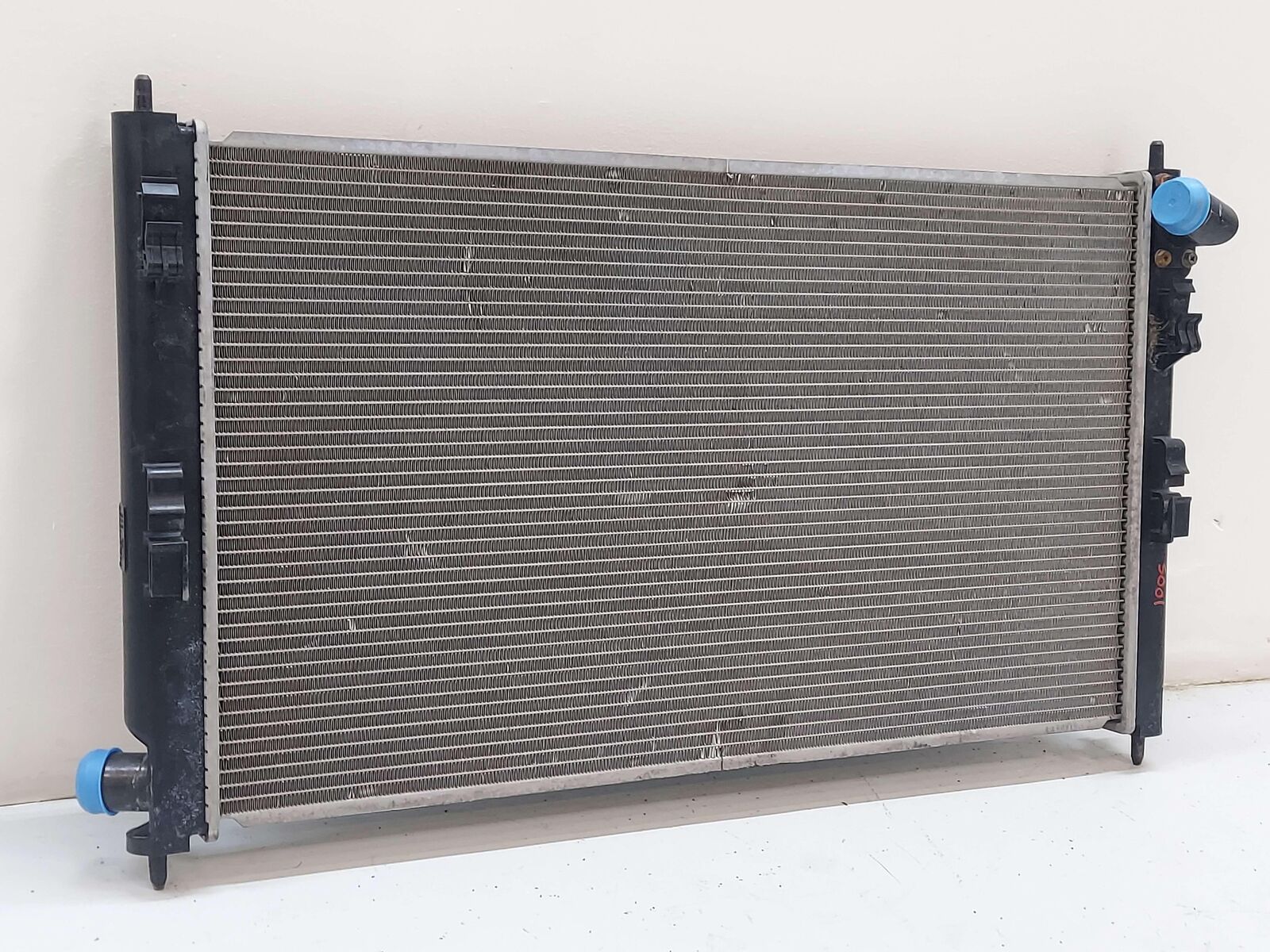 08-15 MITSUBISHI LANCER RALLIART TURBO 4B11 RADIATOR 1350A050 *FINS BENT*