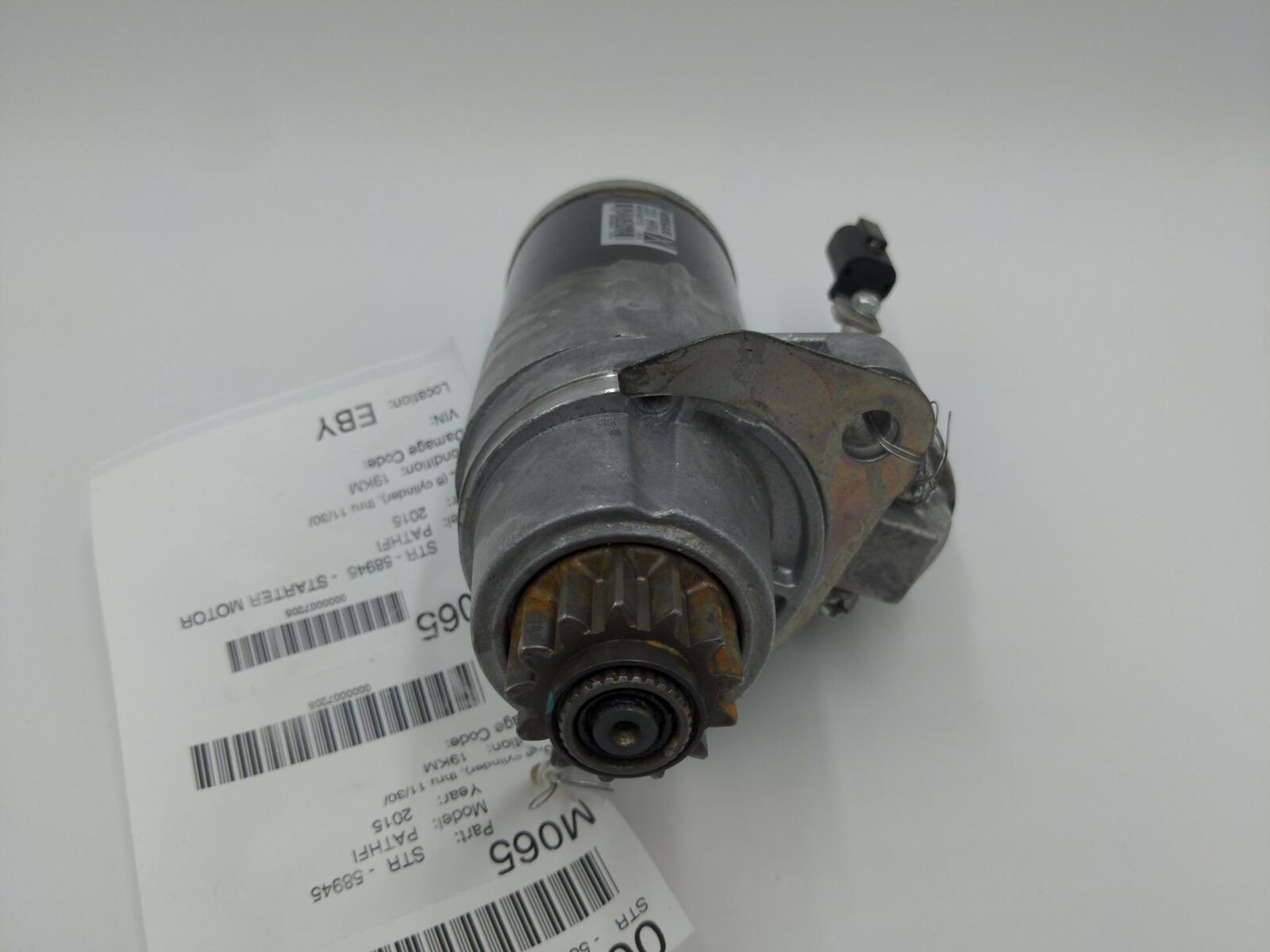 15 NISSAN PATHFINDER Starter Motor 233009hp0a 19K KM'S 3.5L