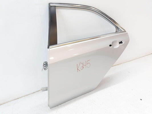 13-18 CADILLAC ATS REAR LEFT DOOR SHELL SILVER 84007419 *SCRATCHES*