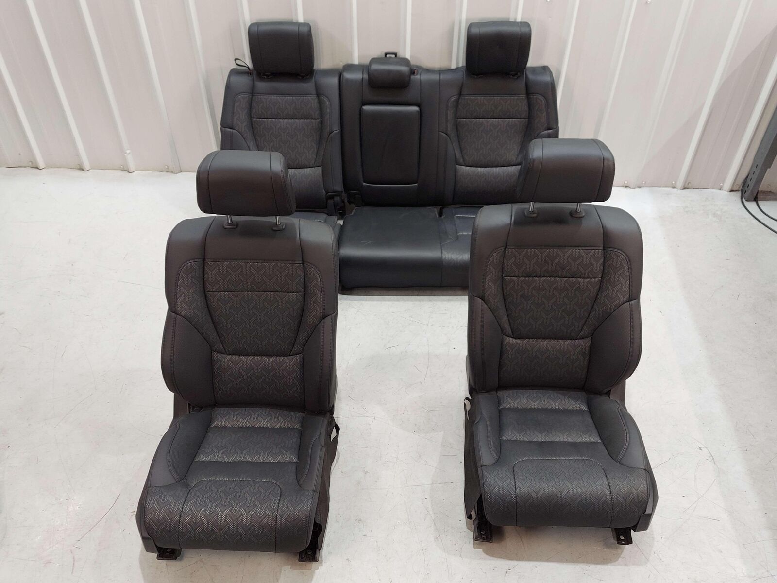 2023 TOYOTA TUNDRA TRD LIMITED FRONT REAR LEFT RIGHT SEAT SET BLACK MEMORY POWER