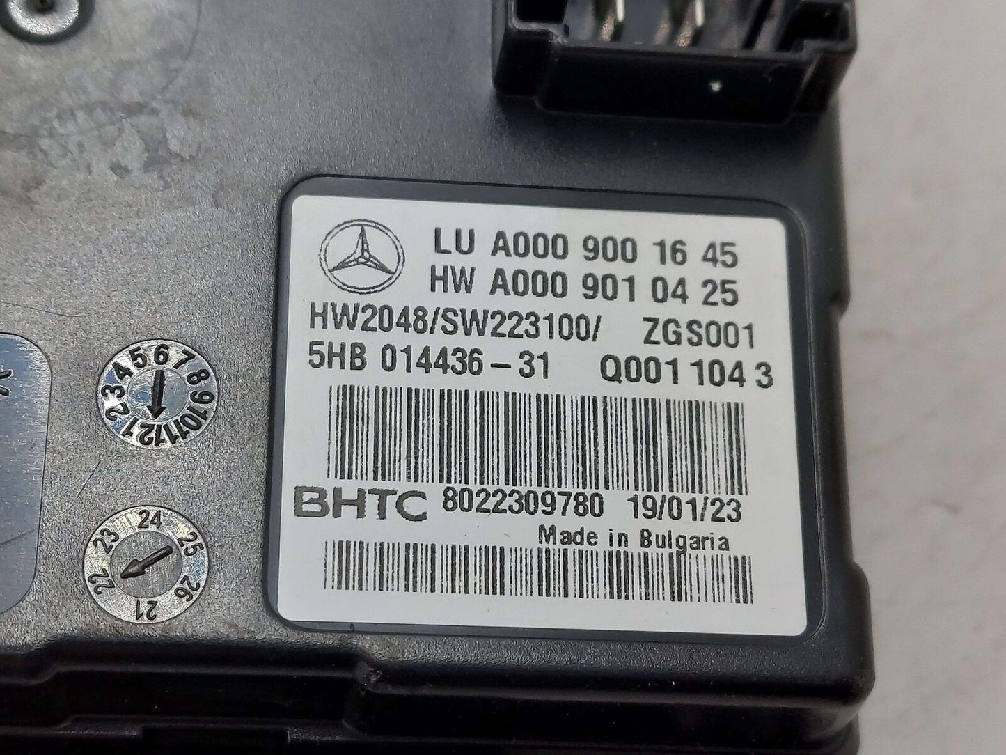 2024 ASTON MARTIN DB12 VOLANTE BHTC AIR CONDITIONING CONTROL MODULE A0009001645