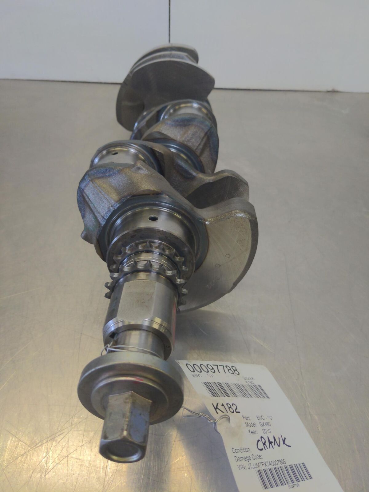 2010 LEXUS GX460 Crankshaft (4.6L 1URFE engine)