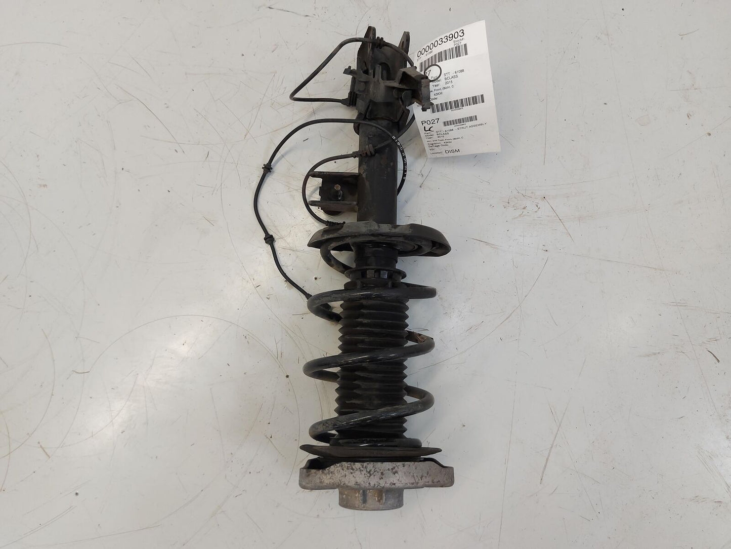 13-19 Mercedes B250 Front RH Right Strut A2463206813 43K KMS