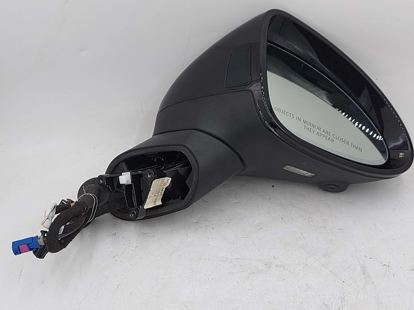 17-18 PORSCHE CAYENNE 958 S E-HYBRID RIGHT DOOR MIRROR JET BLACK 2T