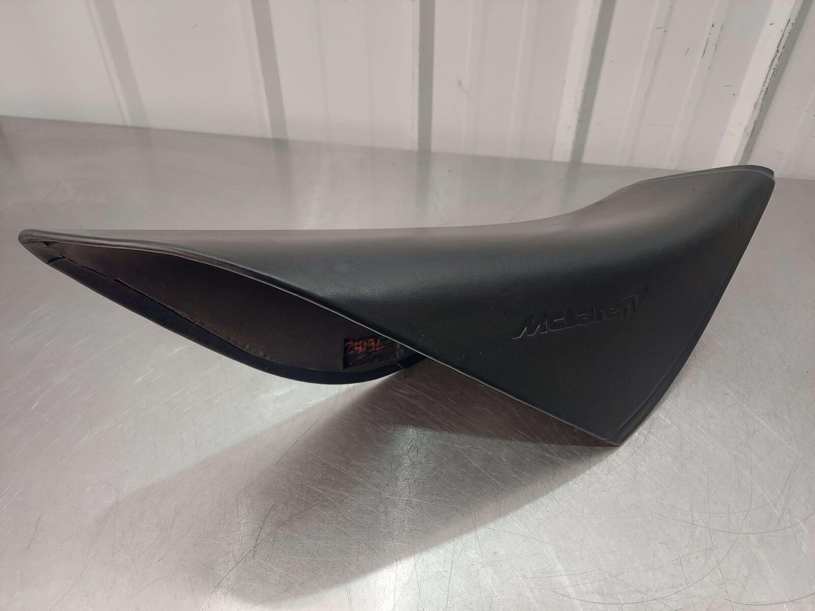 2016 MCLAREN 540C LEFT ROCKER SILL STEP TRIM COVER JET BLACK NAPPA LEATHER *NOTE