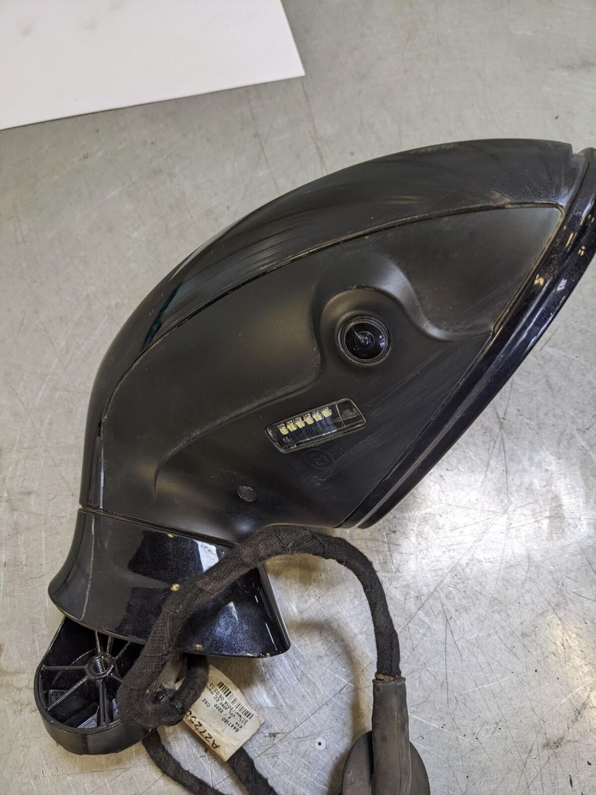 💥11-14 PORSCHE PANAMERA LH Left Door Mirror Black Camera Memory💥