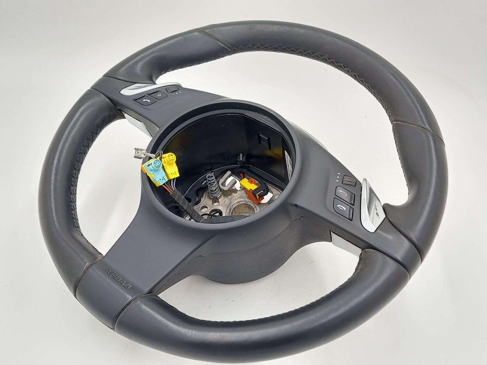 10-16 PORSCHE PANAMERA Steering Wheel Black Radio Control