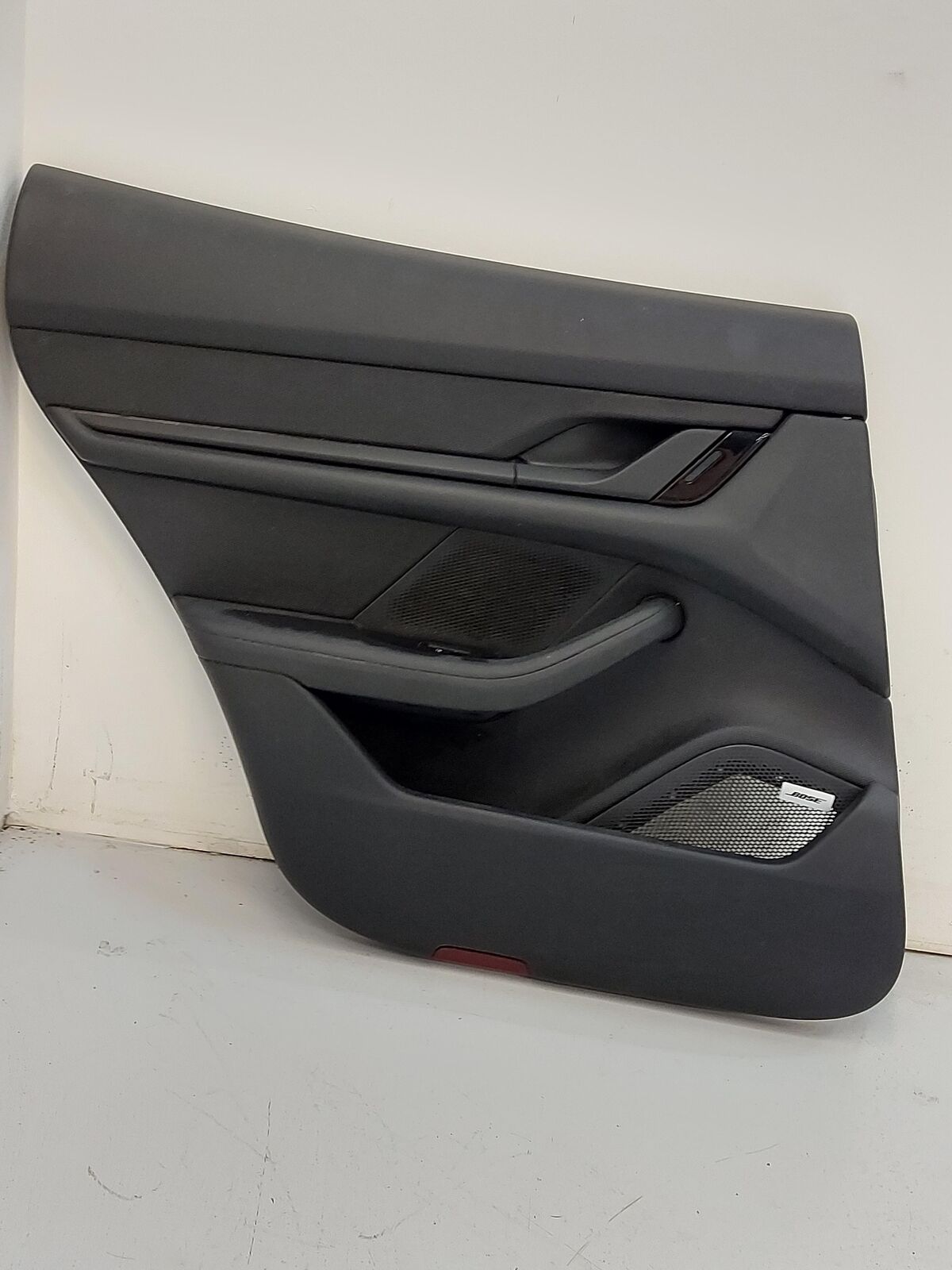 2020 PORSCHE TAYCAN Left Rear Door Trim Panel Lh Black 9j1837113a