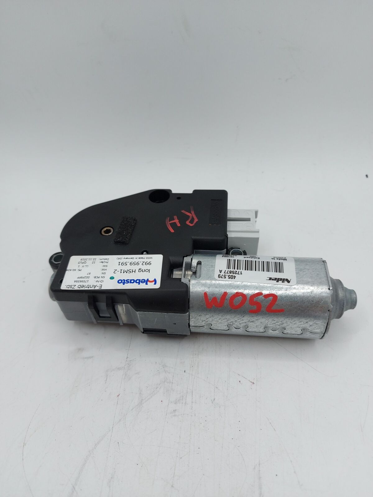 2020 PORSCHE 911 Carrera S 992 RH RIGHT Sun Roof Motor 992959591