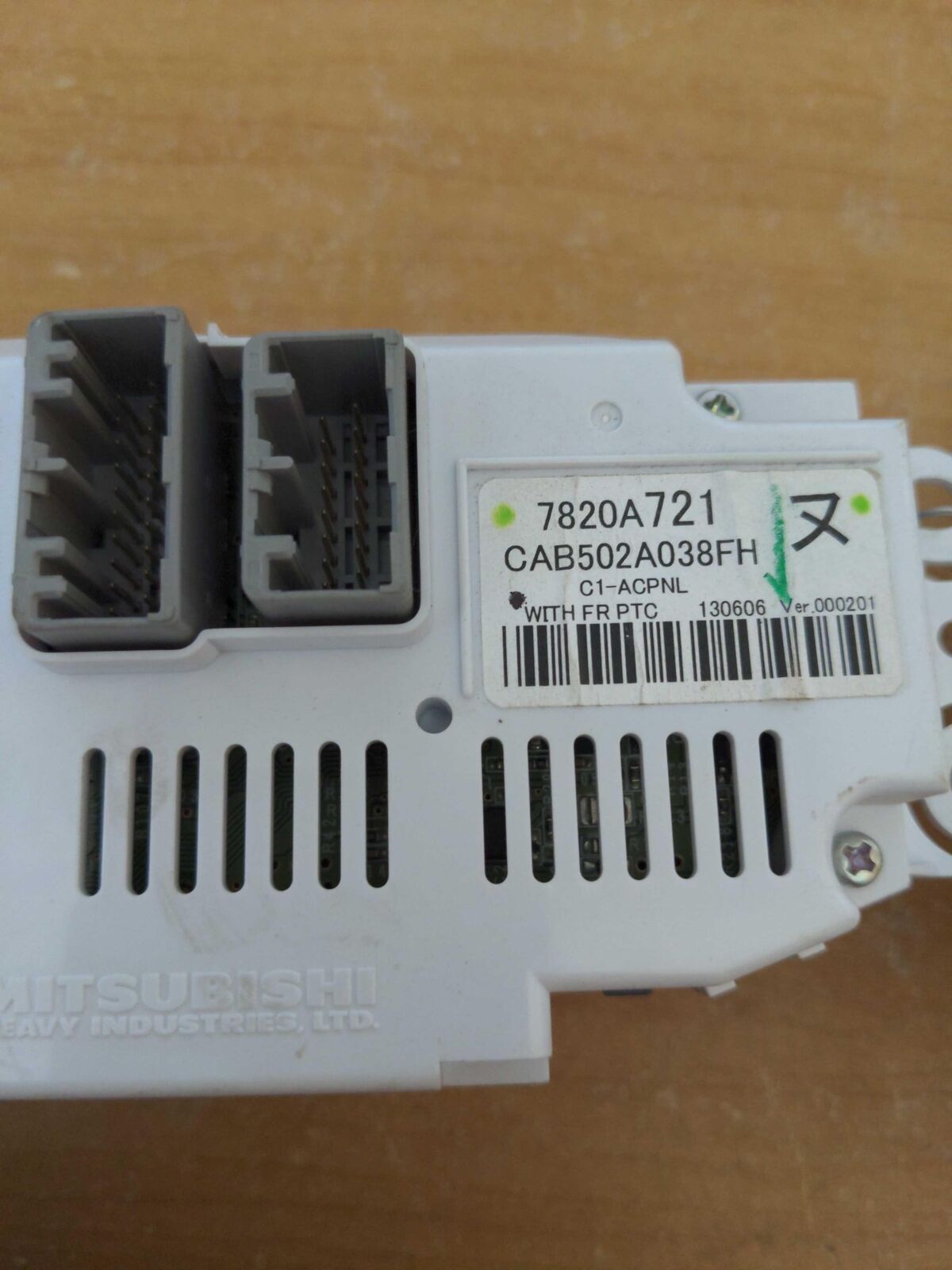 13-17 MITSUBISHI LANCER HEATER AC A/C CONTROL AUTO CELCIUS 7820A721 *NOTE