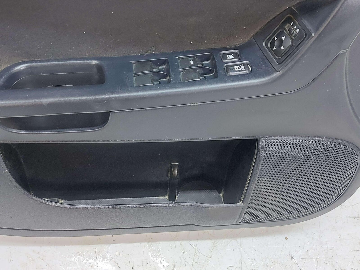 08-13 MITSUBISHI LANCER RALLIART FRONT LH LEFT DOOR TRIM PANEL *SCUFFS SCRATCHS