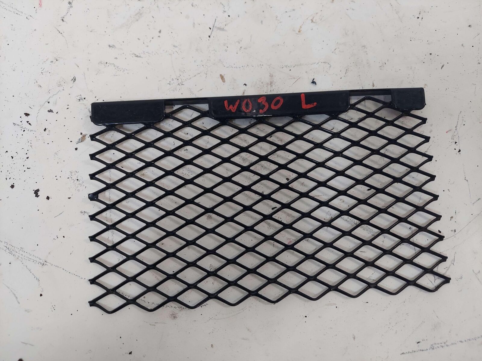 1999 Nissan Skyline Altia Bumper Mesh Grille Grill Insert Set Black *Bent Hole*