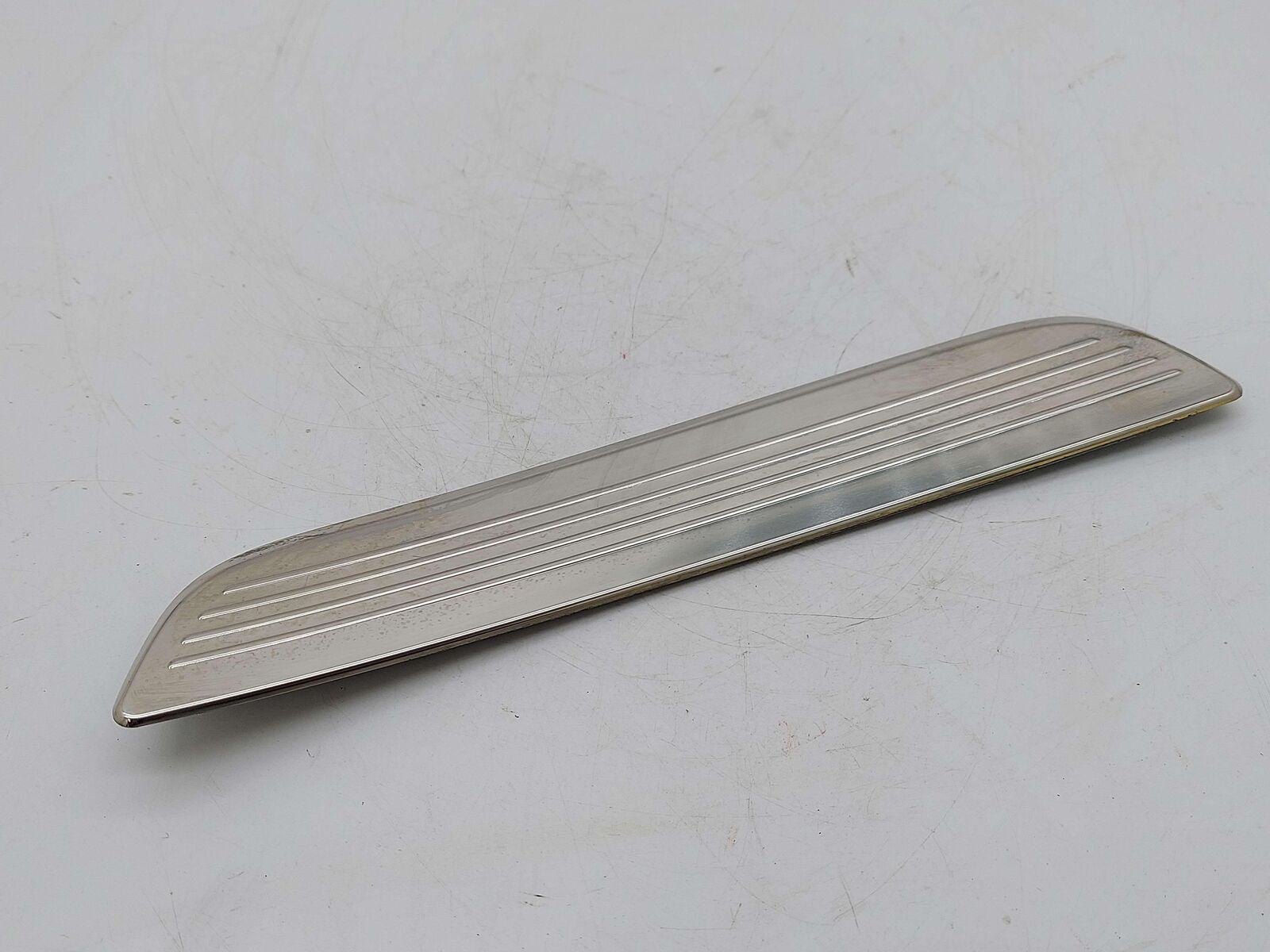 19 Mercedes E63s AMG W213 Rear LH Left Door Scuff Sill Plate Chrome A2056800135