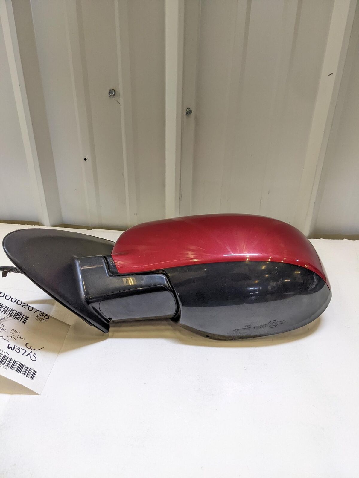 💥16 MITSUBISHI OUTLANDER LH Left Door Mirror *scuffs* Red E11026919💥