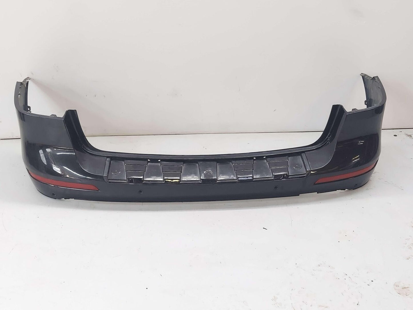 12-15 MERCEDES ML350 W166 REAR BUMPER UPPER COVER OBSIDIAN BLACK 197U 1668850325