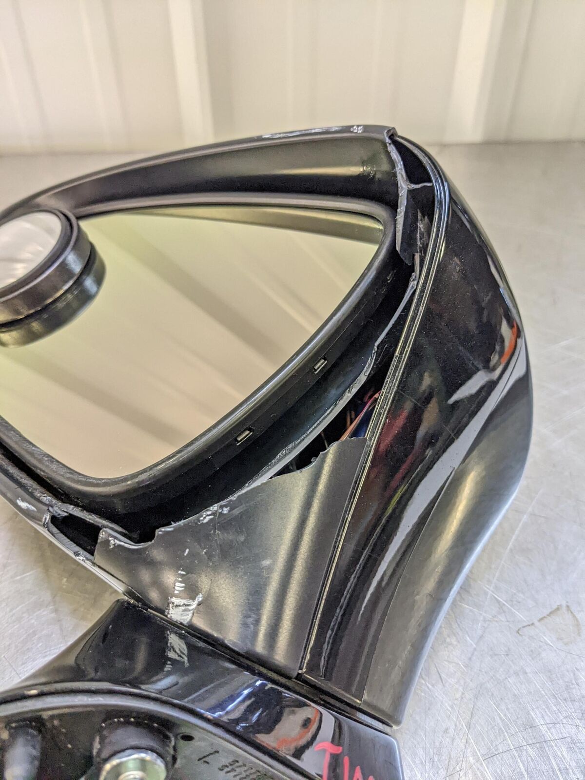 💥13-18 LEXUS ES350 LH Left Door Mirror *Damaged Housing* Black💥