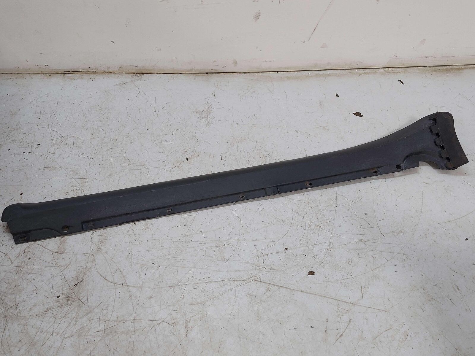 06-13 Porsche 911 997 Turbo LH Left Rocker Panel Side Skirt Moulding Black Coupe