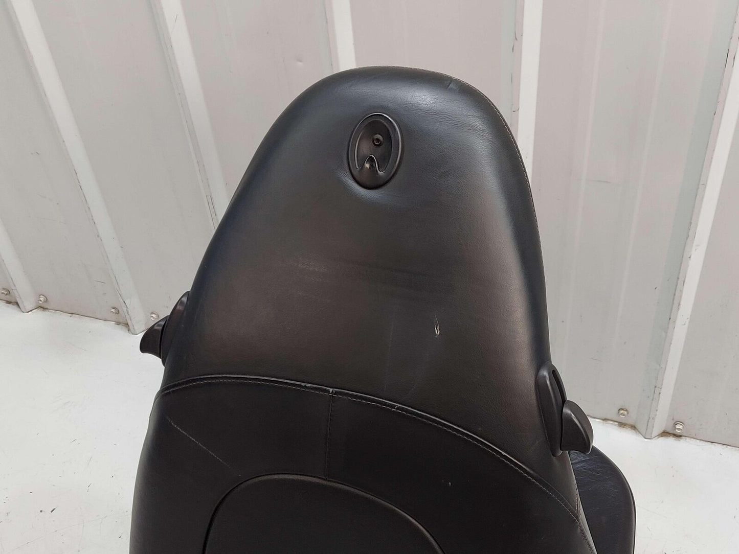 00-01 PORSCHE 911 996 CARRERA CABRIOLET FRONT LEFT SEAT LEATHER BLACK