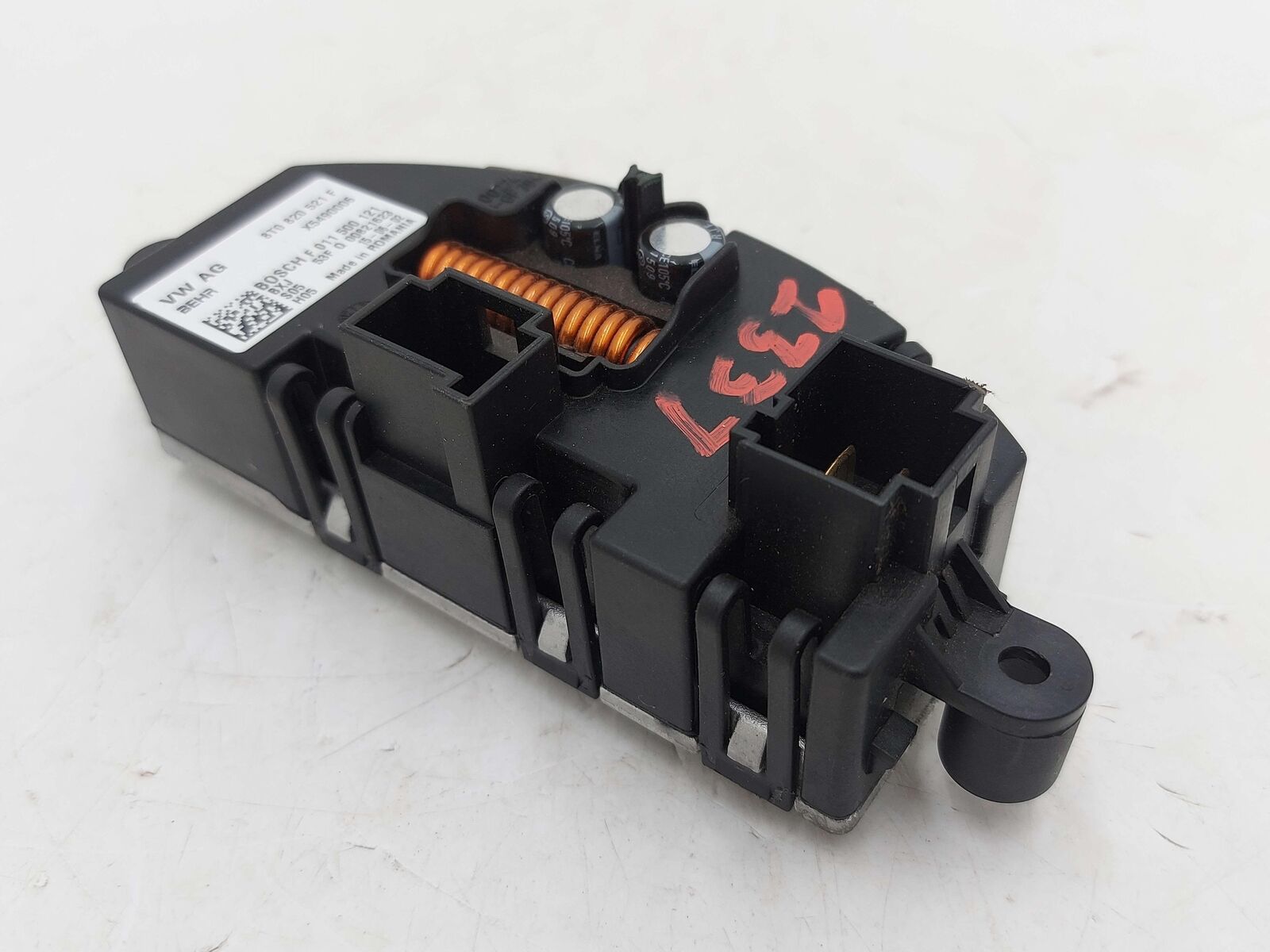 2016 PORSCHE MACAN S 95B HEATER BLOWER MOTOR RESISTOR 8T0820521F