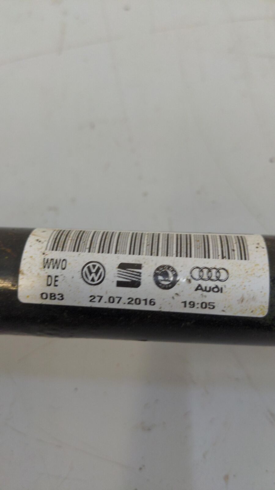 13-18 VW TIGUAN REAR LH Left Axle Shaft Automatic 1K0501203F 79K KM'S