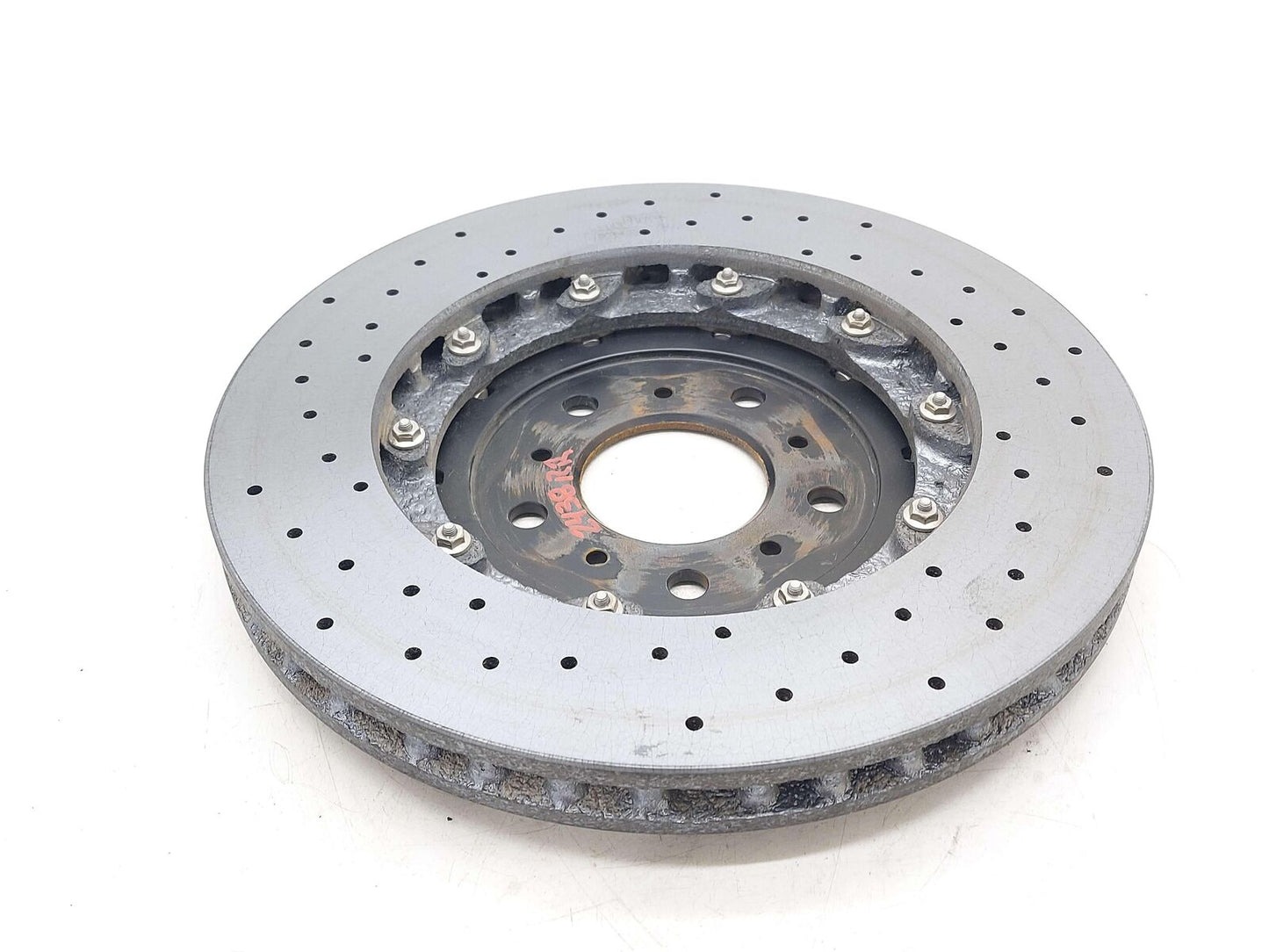 2024 ASTON MARTIN DB12 VOLANTE REAR RIGHT BRAKE DISC ROTOR CARBON CERAMIC