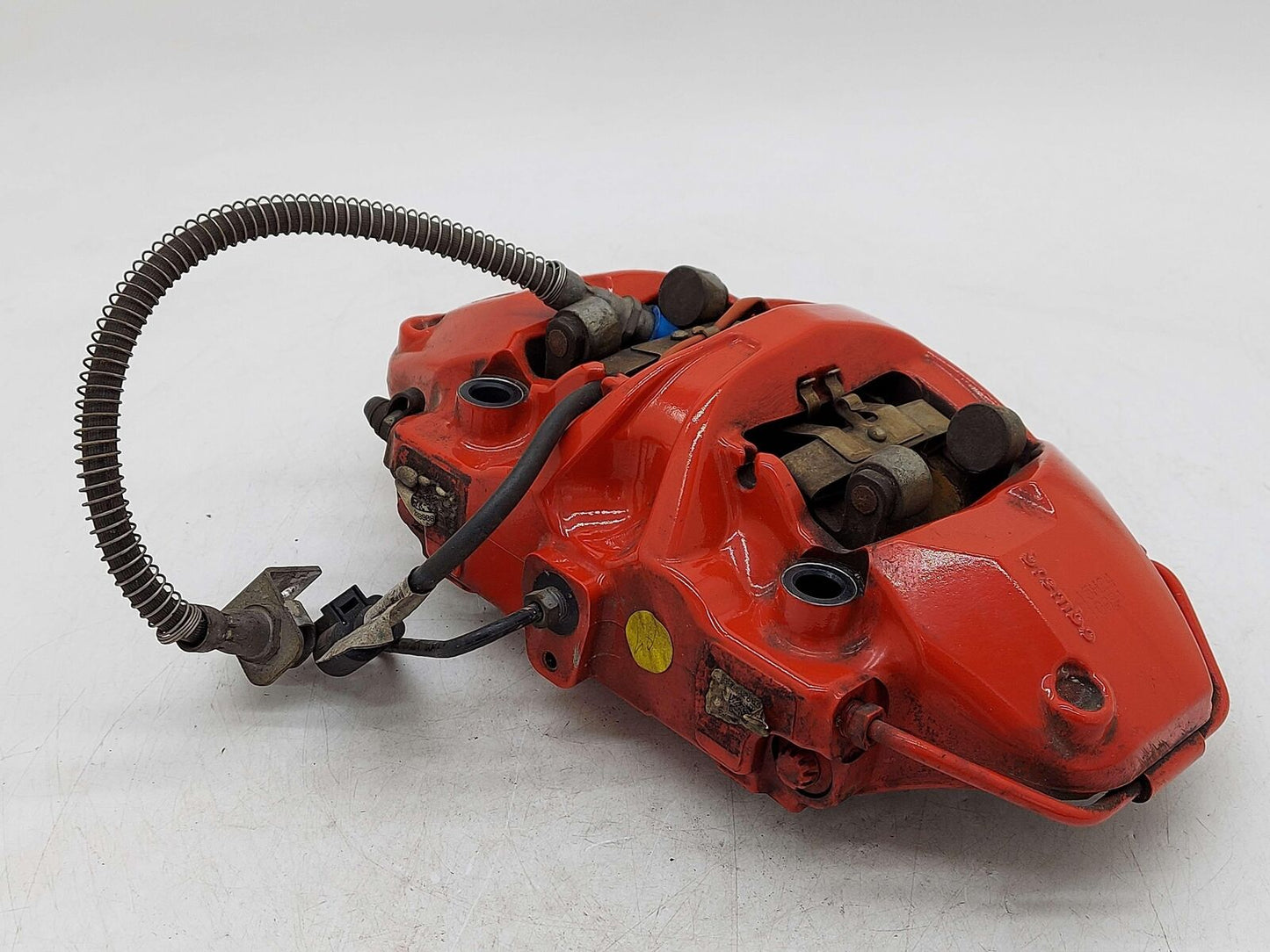 16 PORSCHE CAYMAN GT4 981 REAR LEFT CALIPER RED 991352427 *GOUGES*