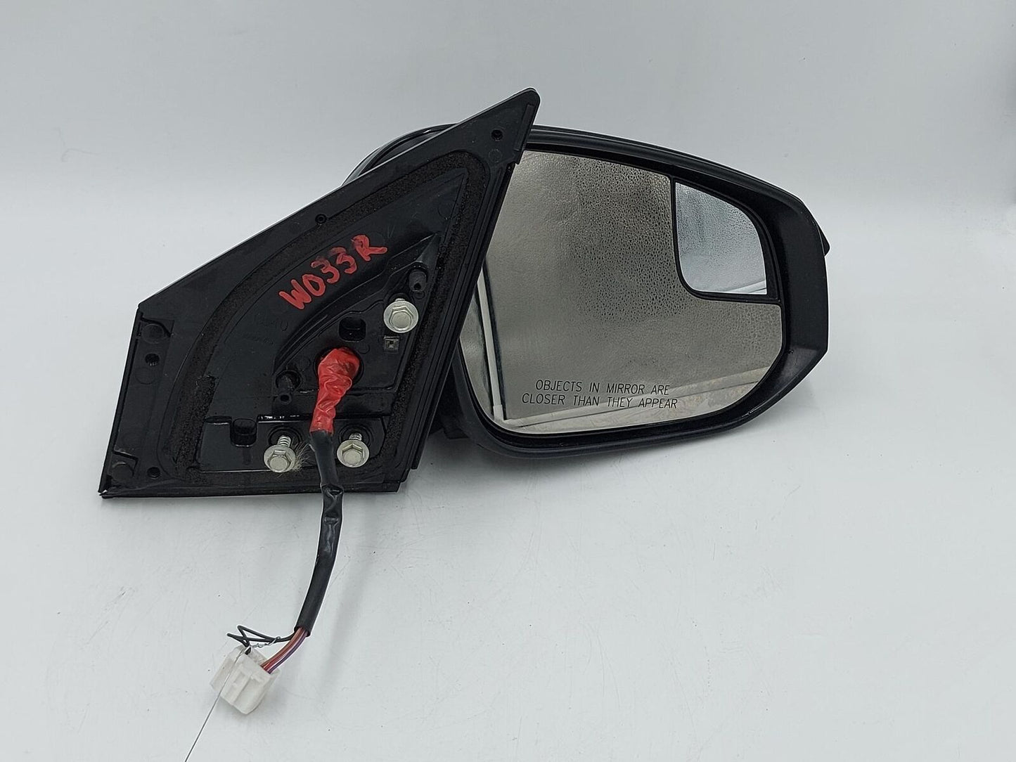 16 17 18 TOYOTA RAV-4 RH Right Door Mirror *LESS CAP* Black Heated