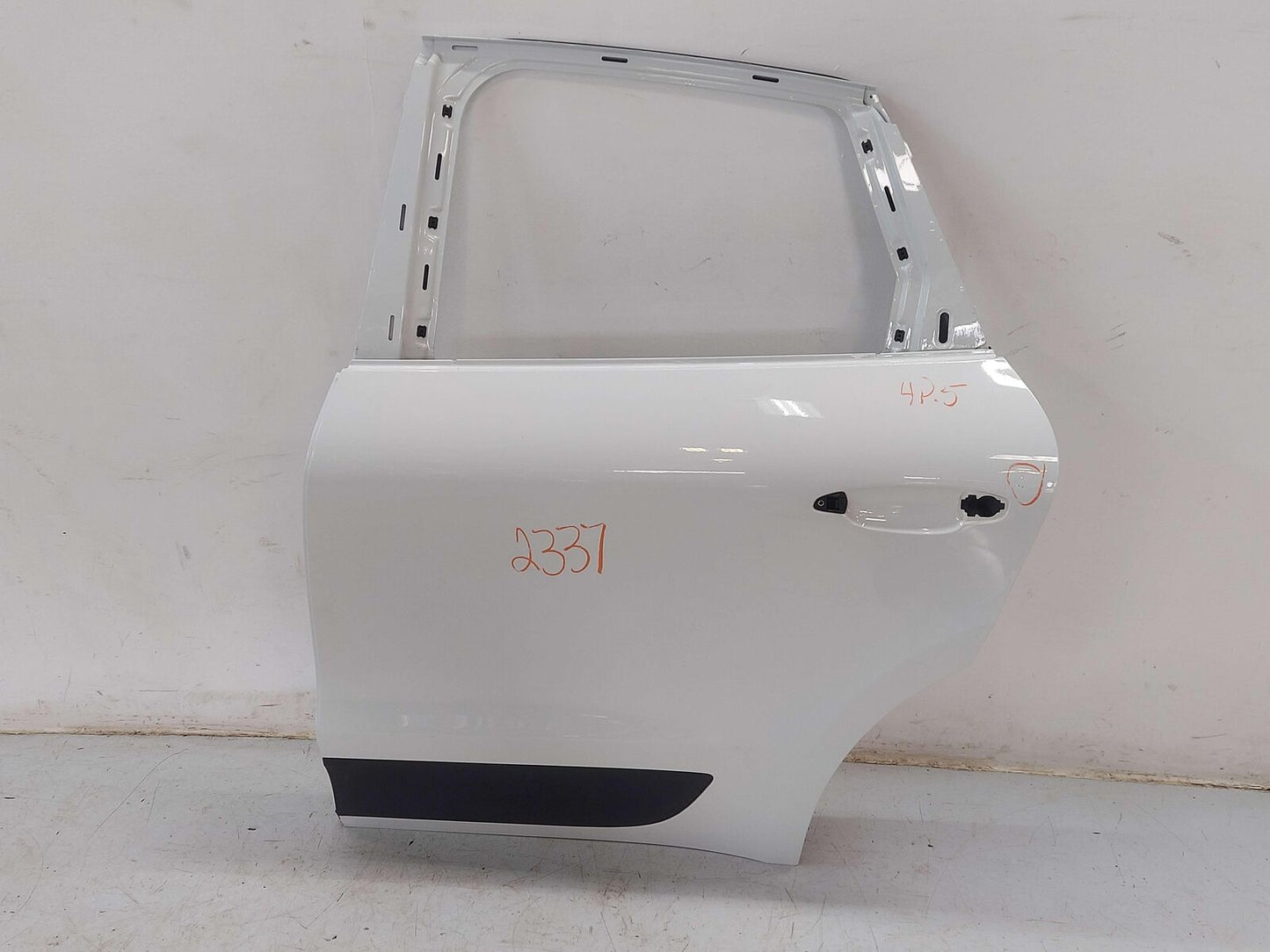 15-19 PORSCHE MACAN S 95B REAR LEFT DOOR SHELL PURE WHITE LC9A *NOTE