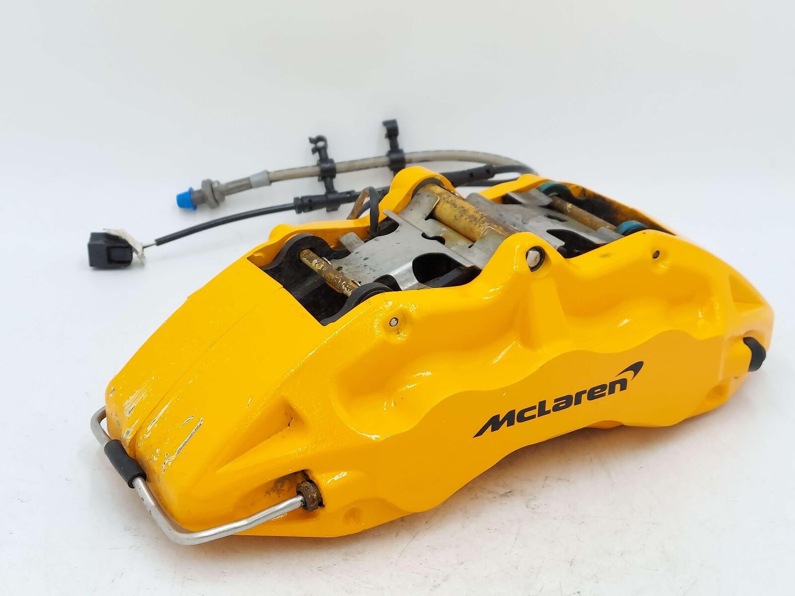 2018 Mclaren 570s Front RH Right Caliper Orange 11C0064CP *Gouged* 8K KMS