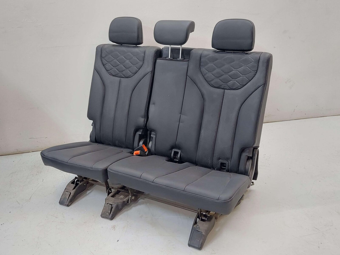 2020 HYUNDAI PALISADE 3RD THIRD ROW BACK SEAT BLACK NAPPA LEATHER POWER