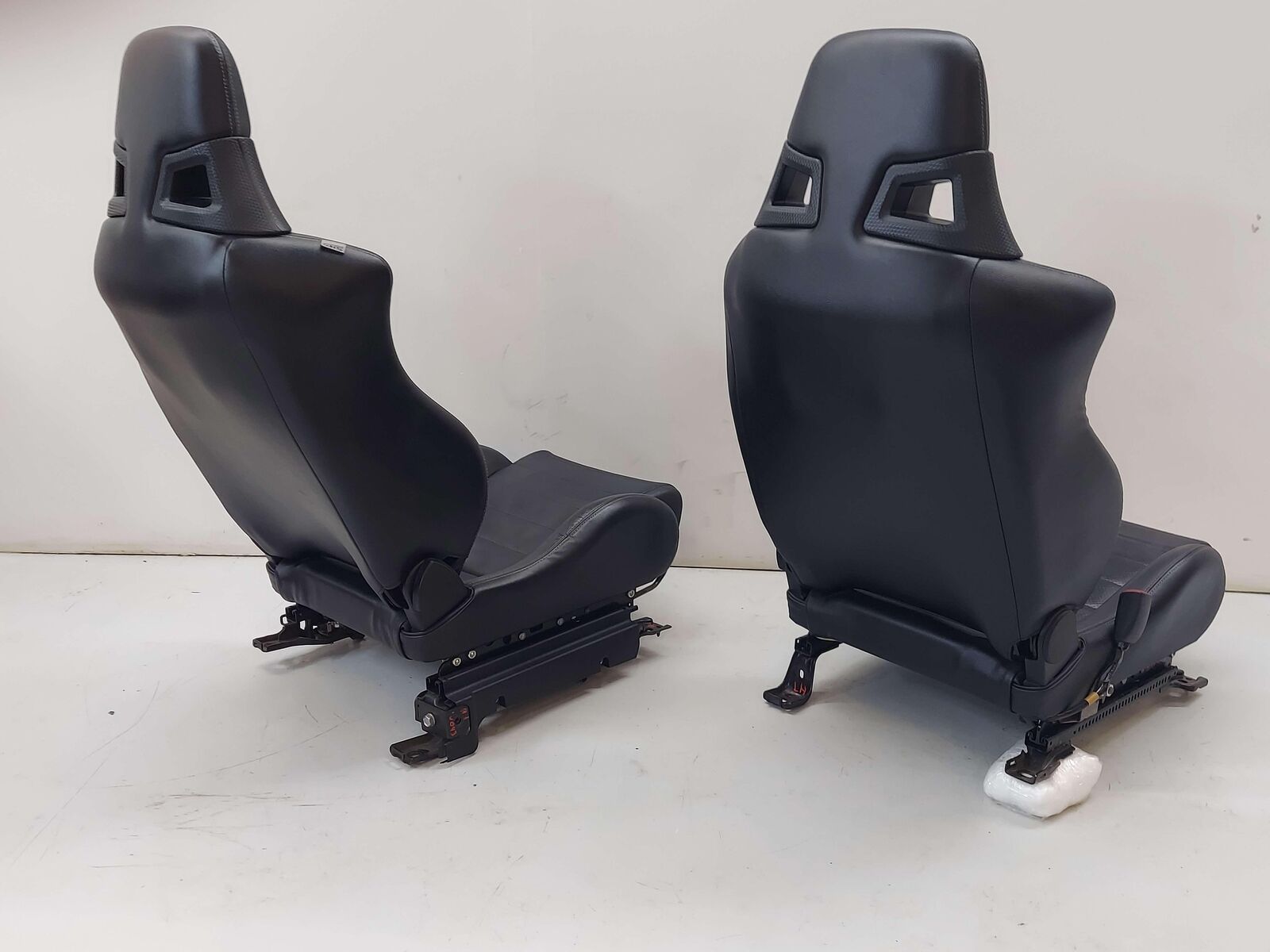 11 LANCER EVOLUTION X EVO 10 MR FULL LEATHER RECARO SEAT FRONT REAR SET HEATED