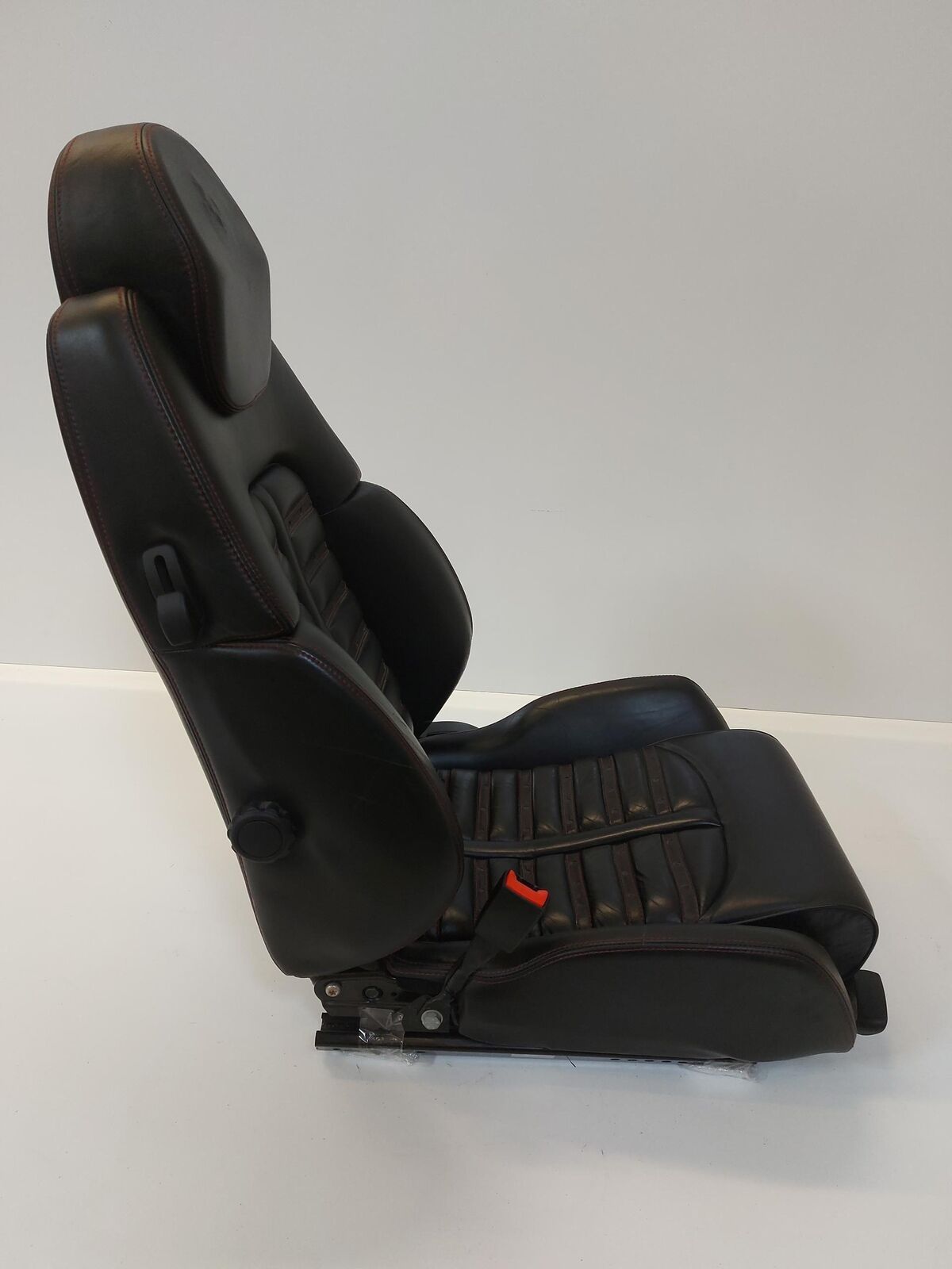 2000 Ferrari 360 Modena Front Seat Left Driver LH Black W/ Red Stitching