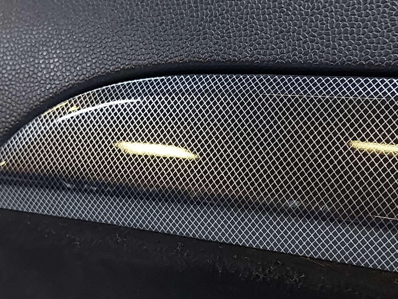 08-13 MITSUBISHI LANCER RALLIART FRONT LH LEFT DOOR TRIM PANEL *SCUFFS SCRATCHS