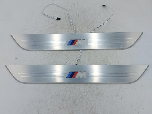 16 BMW 750 G12 Sill Plate Set Of 4 m Package 8061044 8061043 8061028