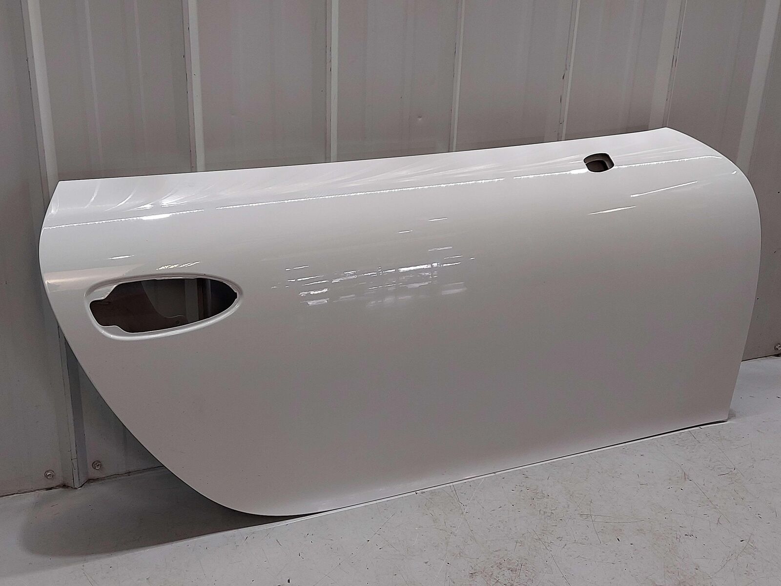 12-16 PORSCHE 911 991 GT3 FRONT RIGHT DOOR SHELL PURE WHITE C9A *NOTE