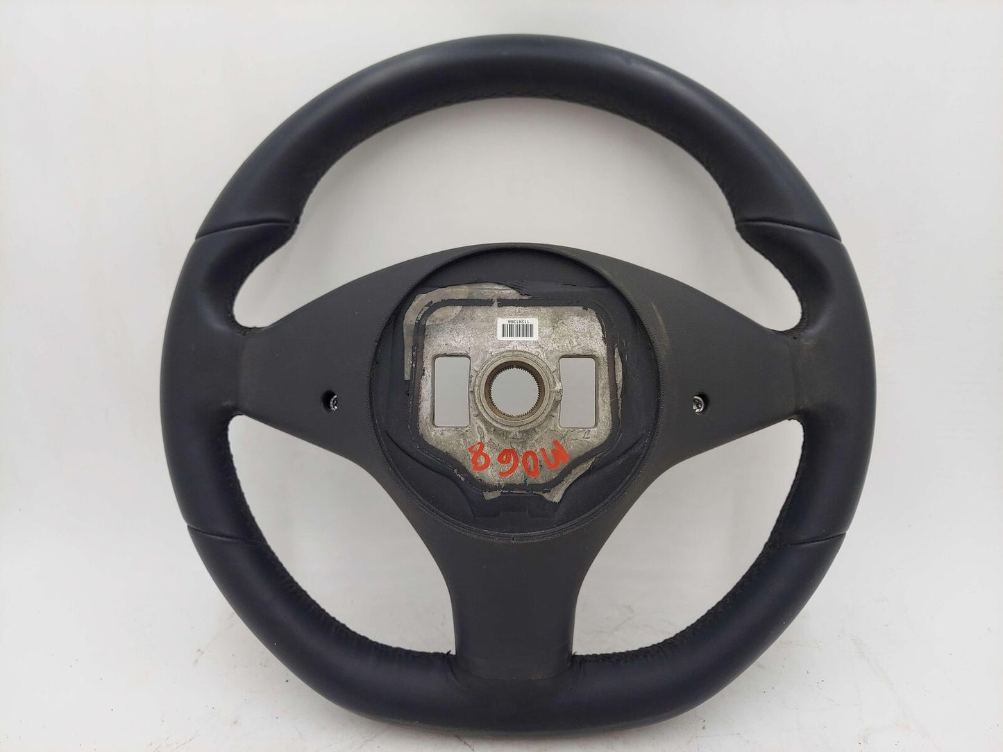 2013 Tesla S Steering Wheel Black Flat Bottom 1005279-00-D