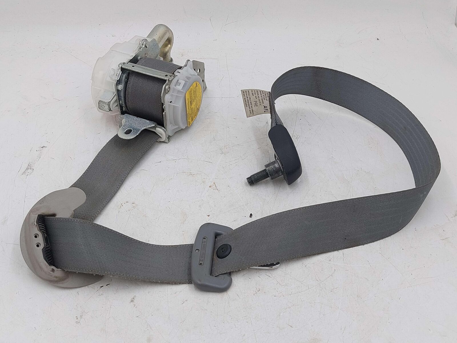 10-22 TOYOTA SEQUOIA FRONT LEFT SEAT BELT RETRACTOR GREY 732200C140C1 732200C140