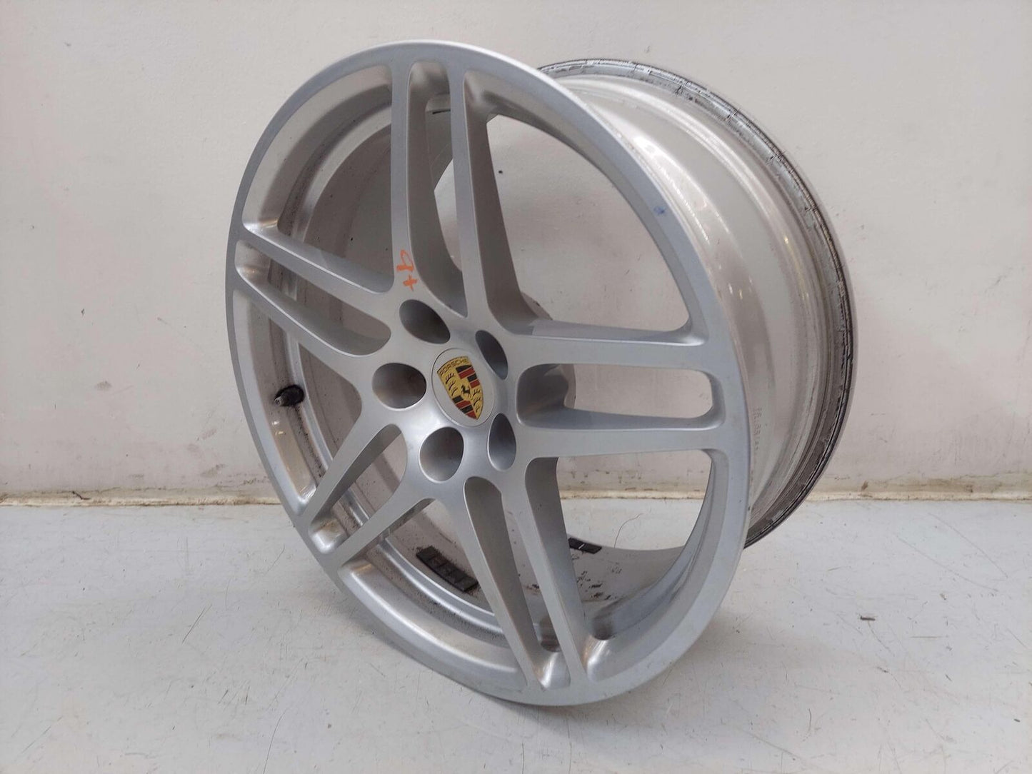 15-21 PORSCHE MACAN 95B S WHEEL RIM 18X9 5 DOUBLE SPOKE ALLOY *NOTE