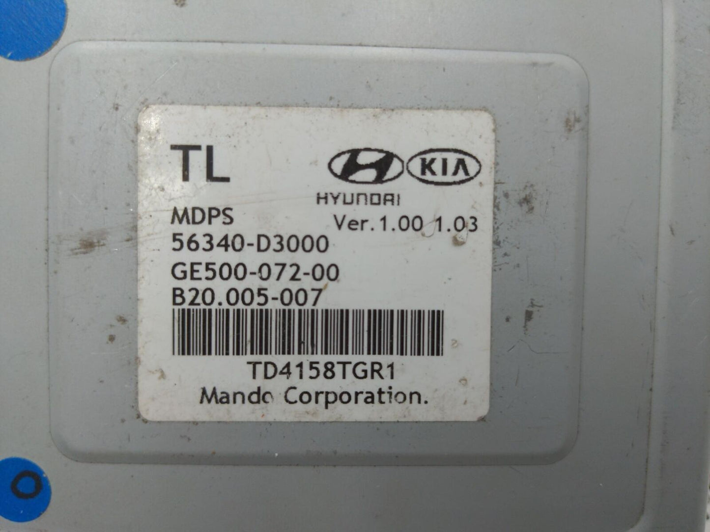 16 17 18 HYUNDAI TUCSON 56300-d3000 Steering Module motor driven power steering