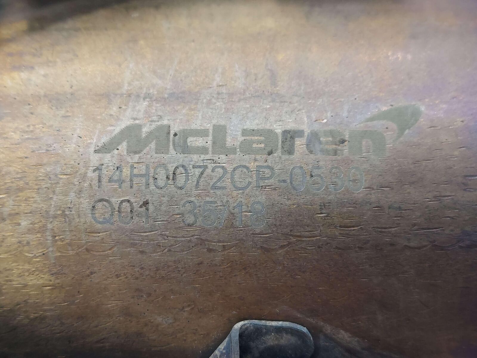 2019 Mclaren 720s Exhaust Muffler Performance Titanium Tip w/ Clamp 14H0072CP