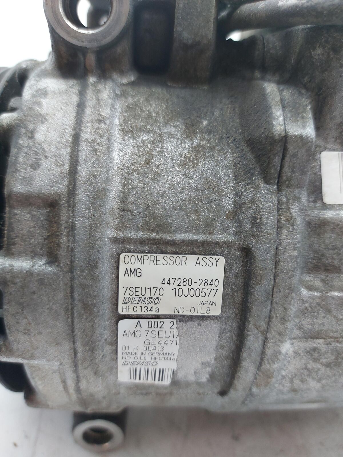 08 09 MERCEDES S63 AC A/c Air Compressor 447260-2840 101K KM'S