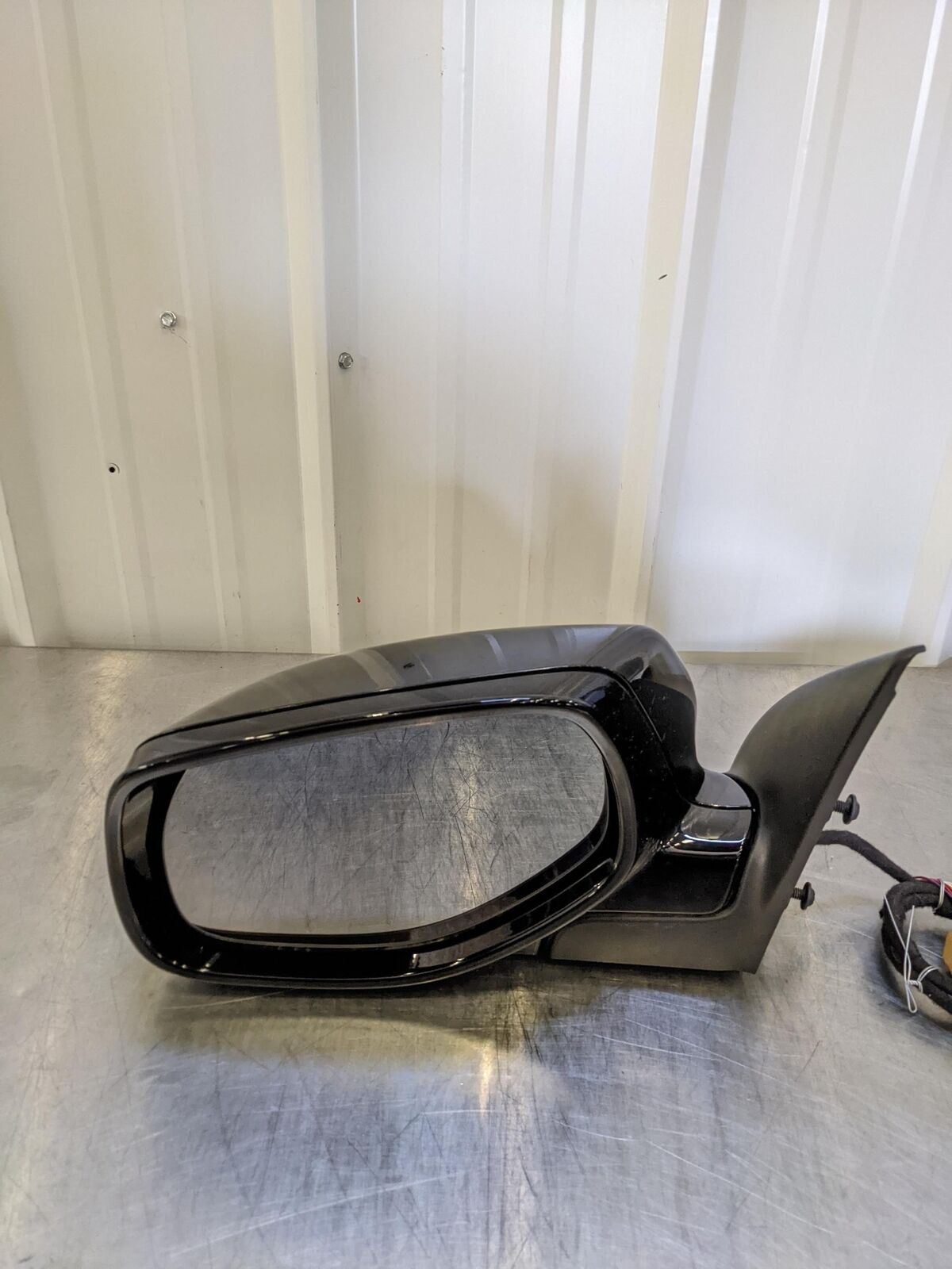 💥08-10 PORSCHE CAYENNE LH Left Door Mirror Black Courtesy Lamps Power💥