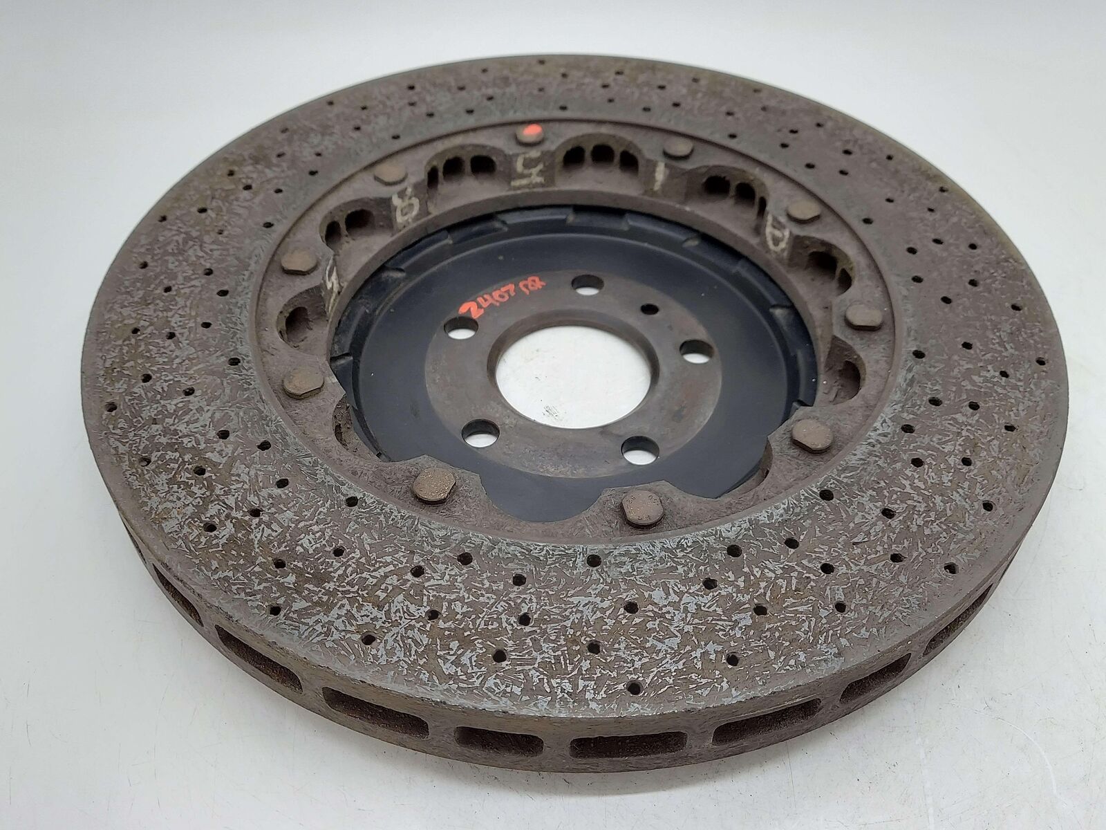 2017 MCLAREN 570S REAR RIGHT BRAKE DISC ROTOR CARBON CERAMIC 5.05KG 34.16MM